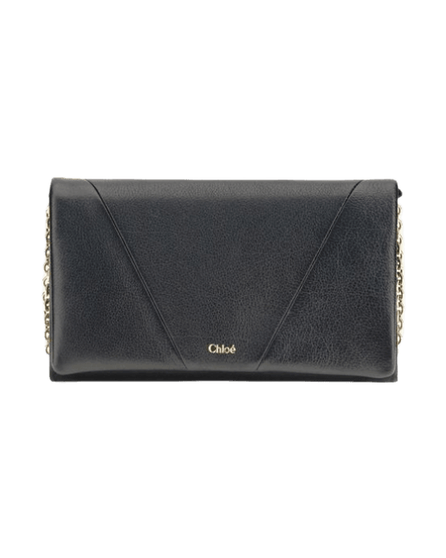 Chloé Spin Wallet with Flap and Chain Glam Steals
