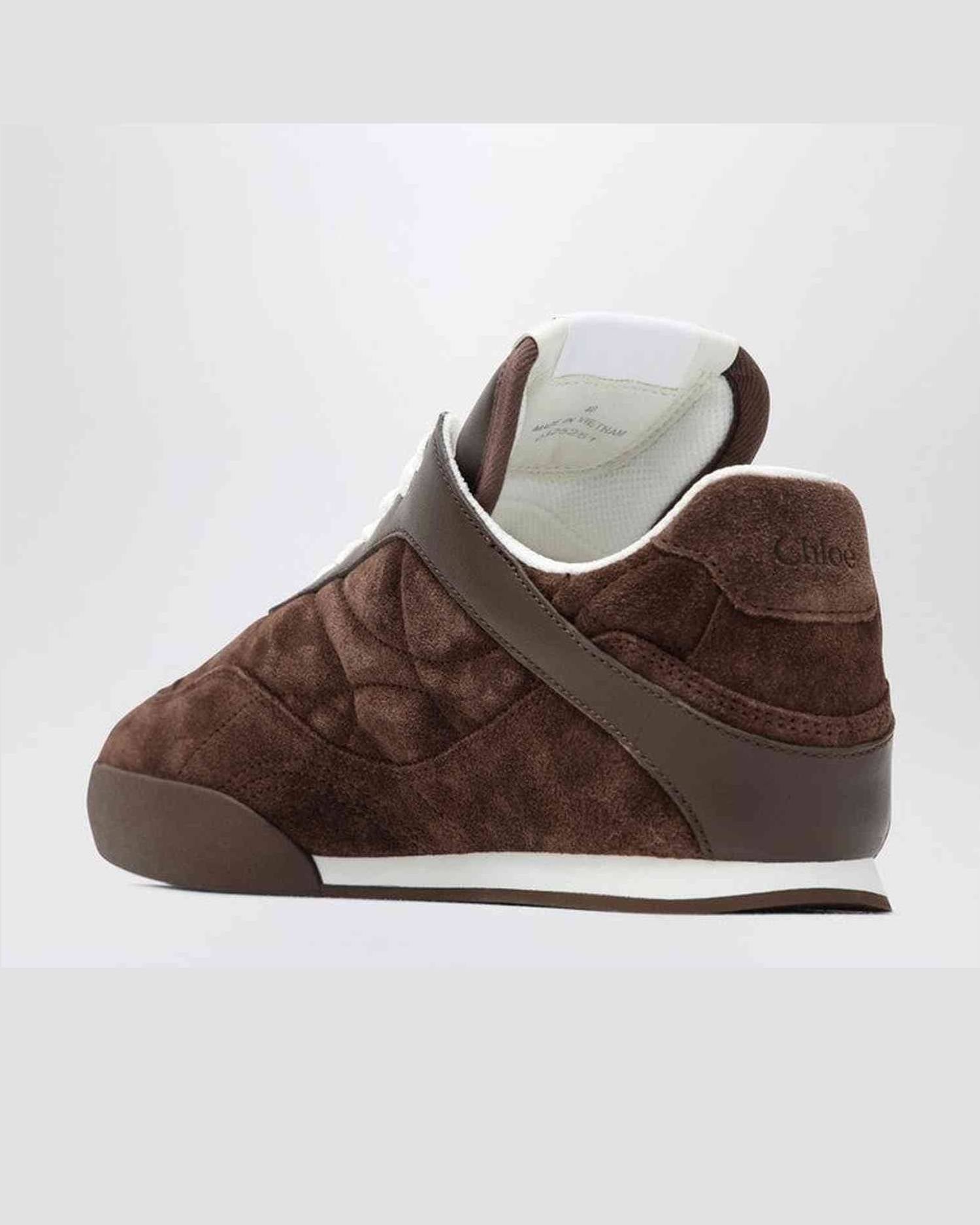Chloé Suede Kick Chocolate Sneakers Glam Steals