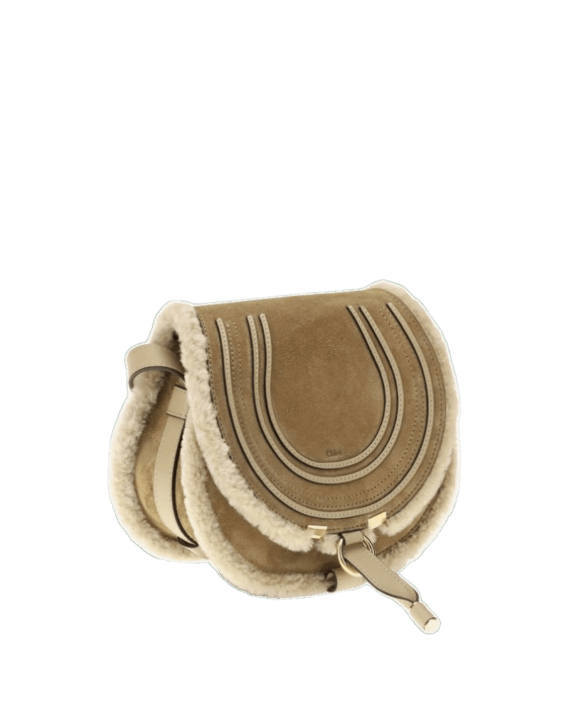 Chloé Suede Small Saddle Marcie Shoulder Bag Glam Steals