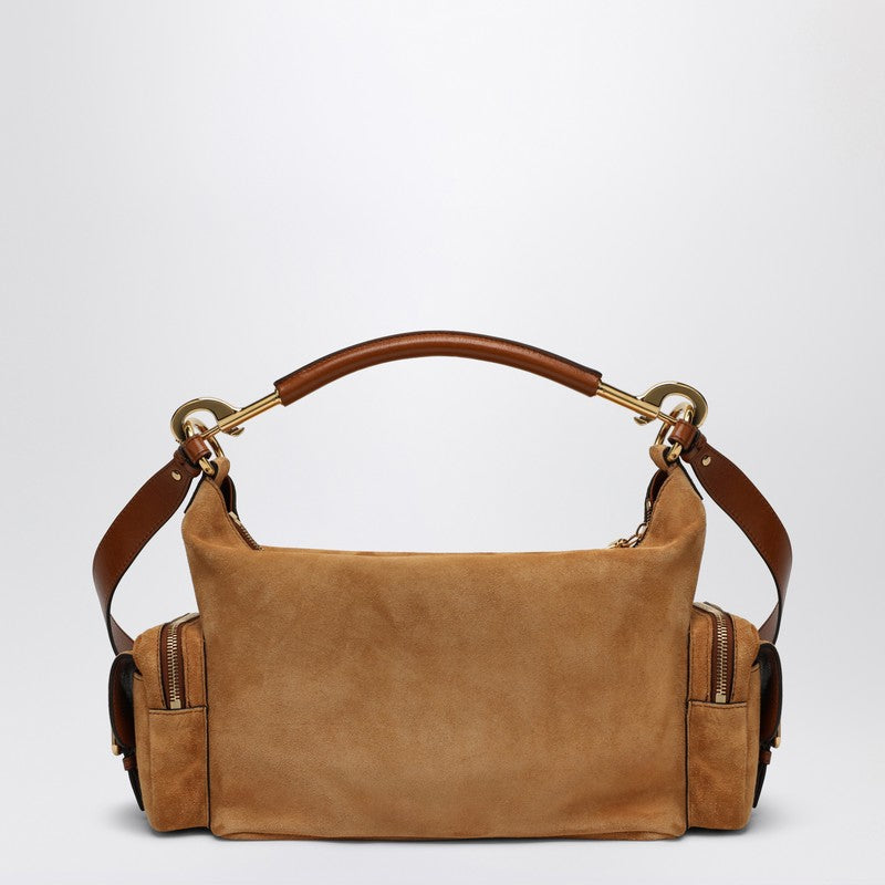 Chloé Suede Tan Coloured Leather Camera Bag