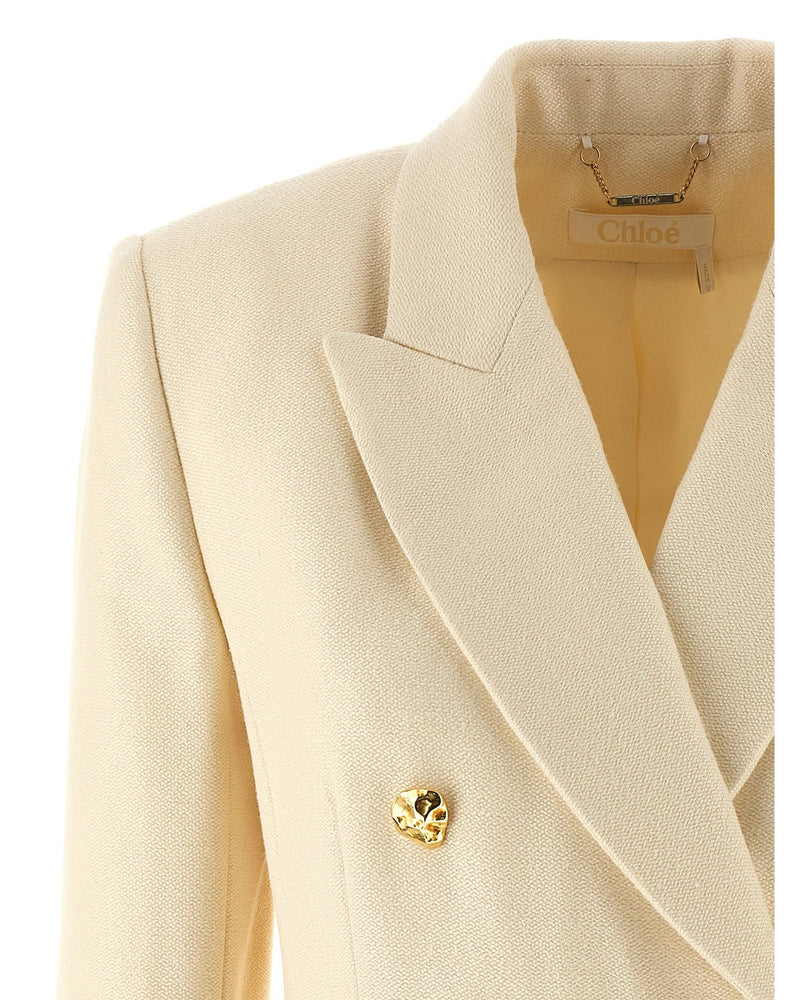 Chloé Tailored Double Breasted Blazer Glam Steals