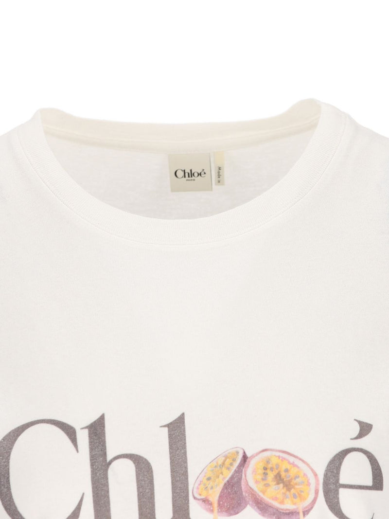 Chloé White Polo T-shirt Glam Steals
