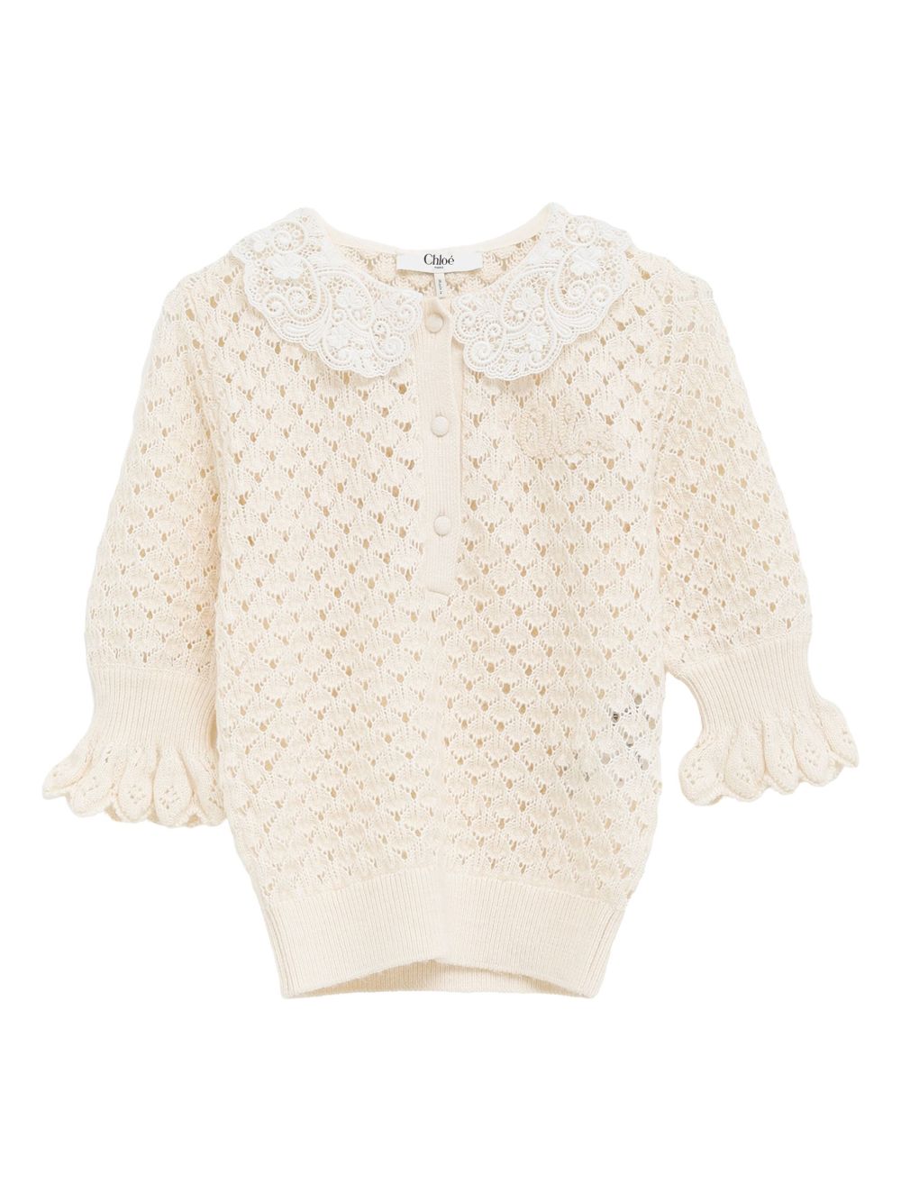 Chloé White Sweater Glam Steals