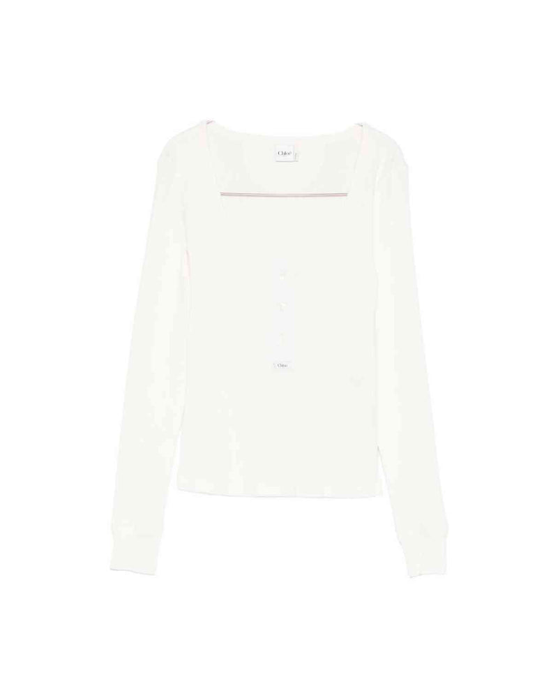 Chloé White Sweater Glam Steals