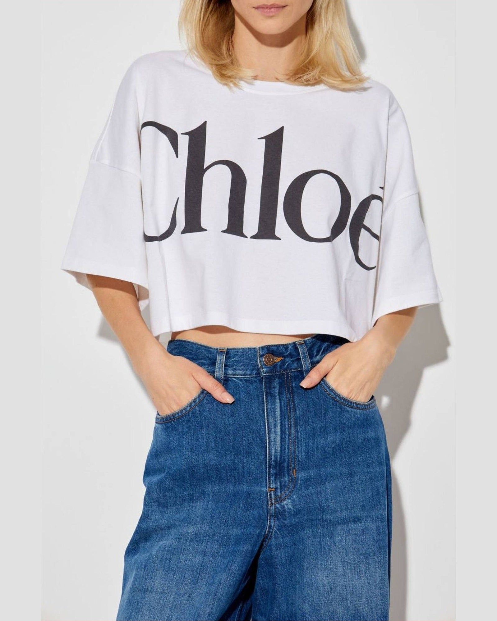 Chloé White T-shirt Glam Steals