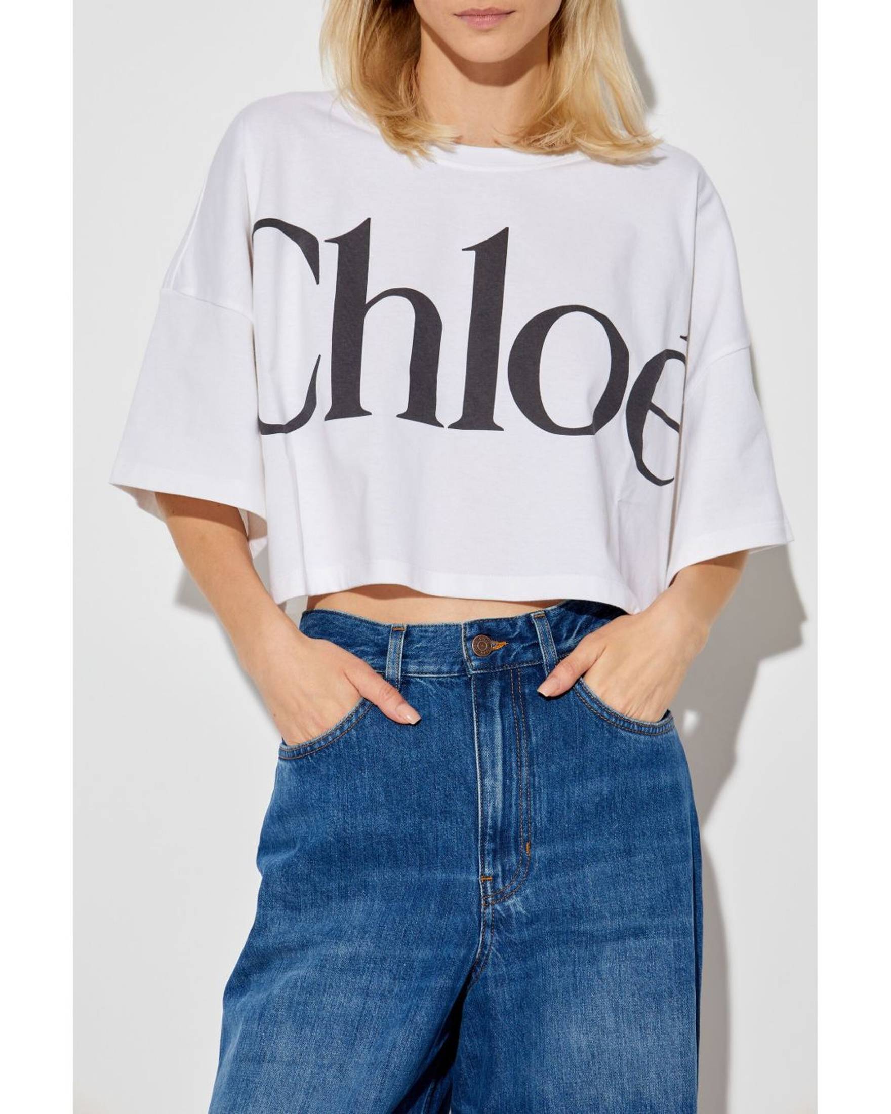 Chloé White T-shirt Glam Steals