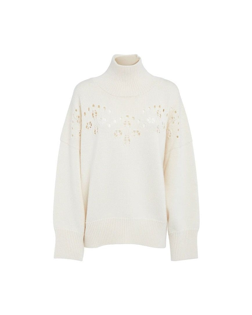 Chloé White Wool Sweatshirt