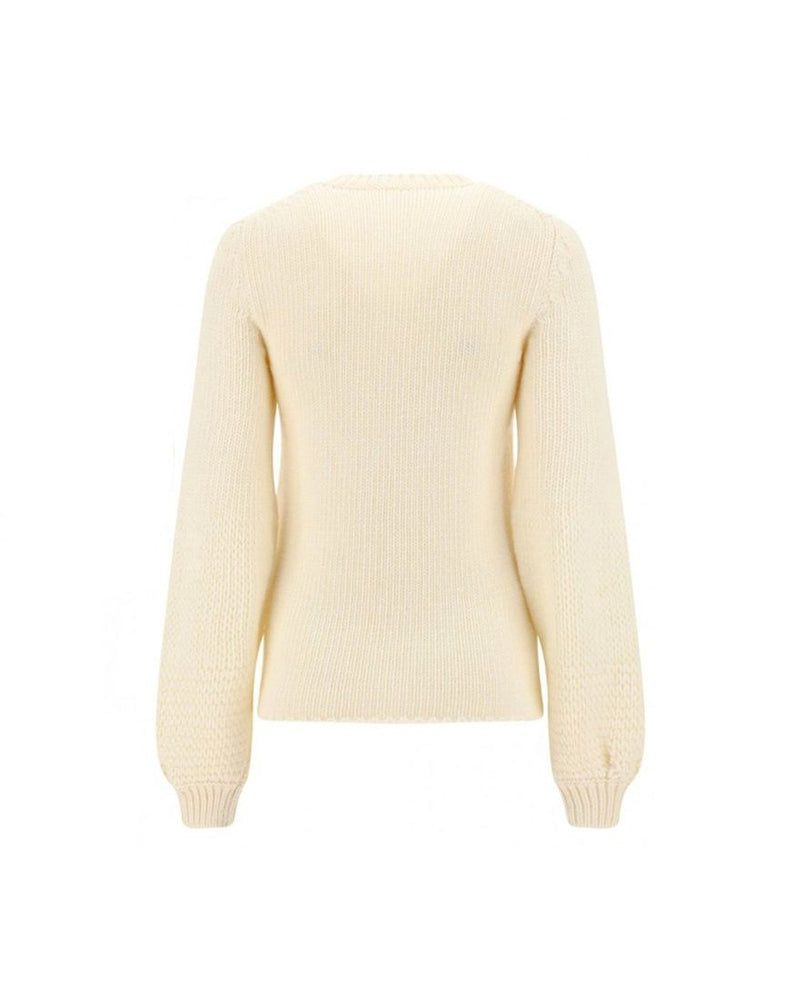 Chloé White Wool Sweatshirt Glam Steals