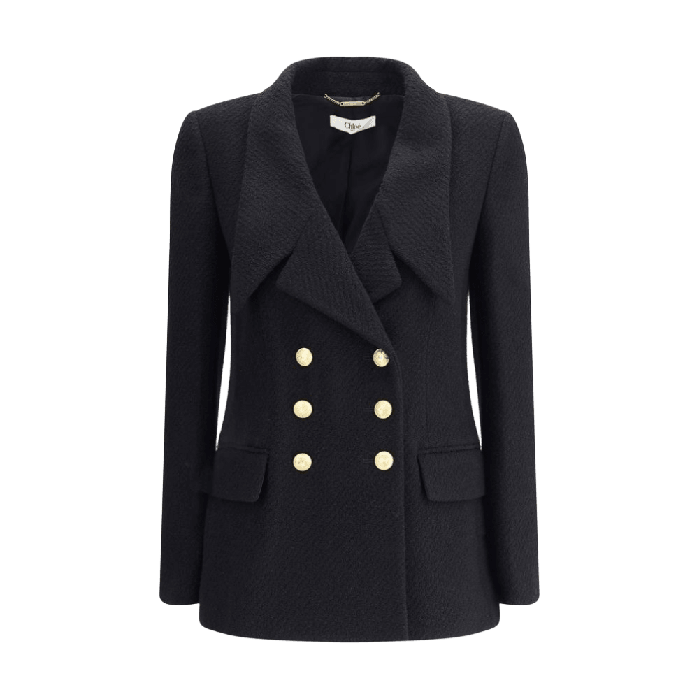 Chloé Wool Bouclè Blazer Glam Steals