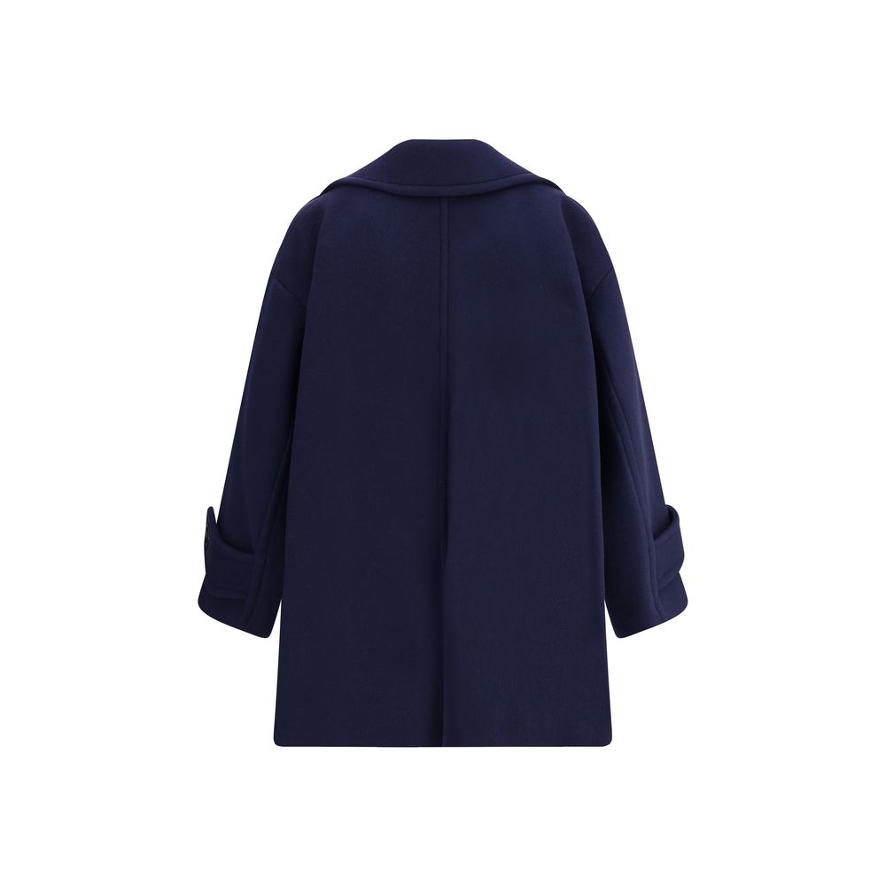 Chloé Wool Oversized Double Breasted Coat Glam Steals