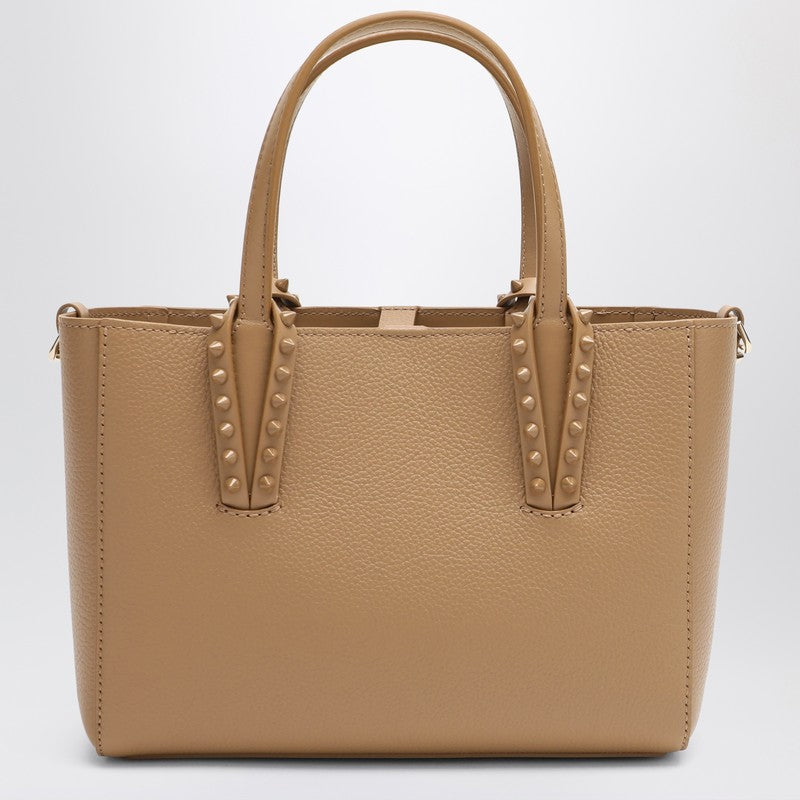 Christian Louboutin Beige Leather Cabata Mini Tote Bag Glam Steals