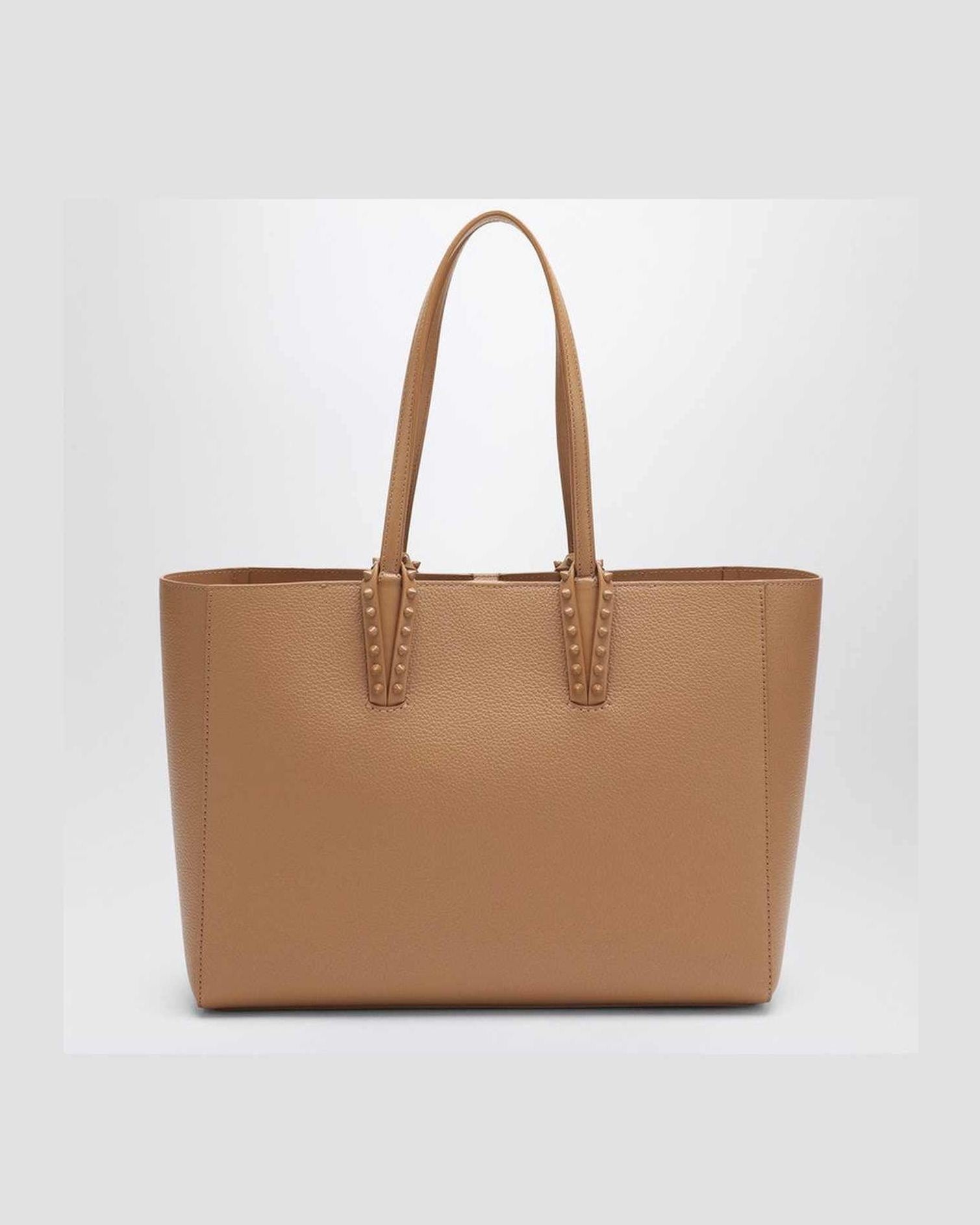 Christian Louboutin Beige Leather Cabata Small Tote Bag Glam Steals