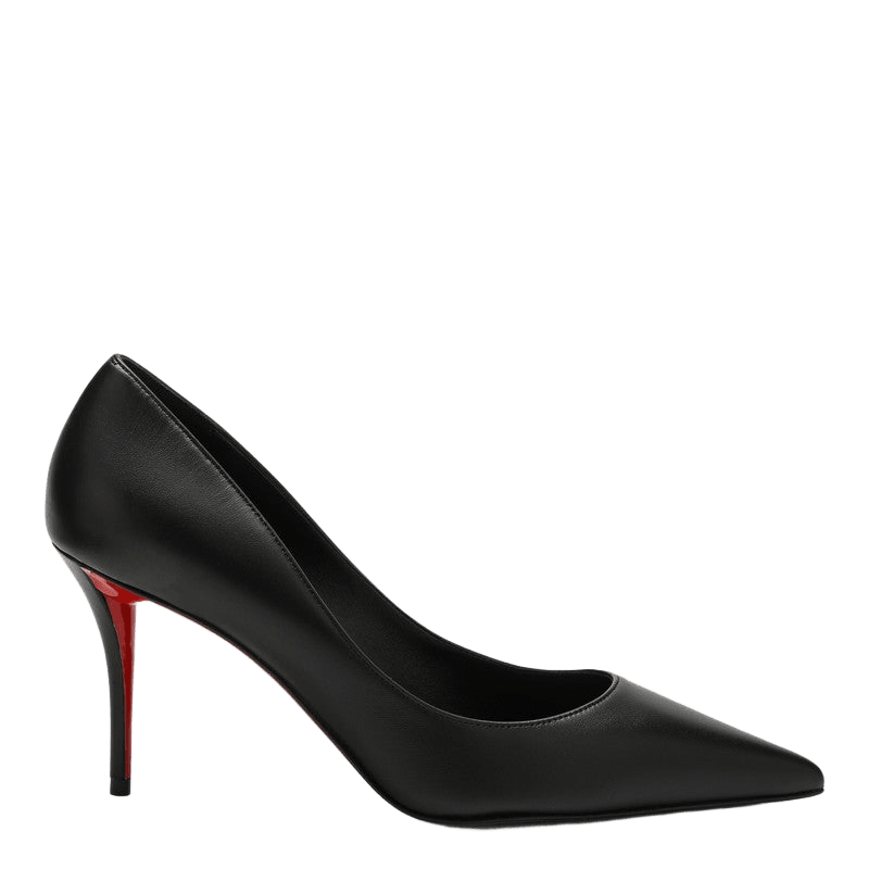 Christian Louboutin Black Leather Miss Z Pumps Glam Steals