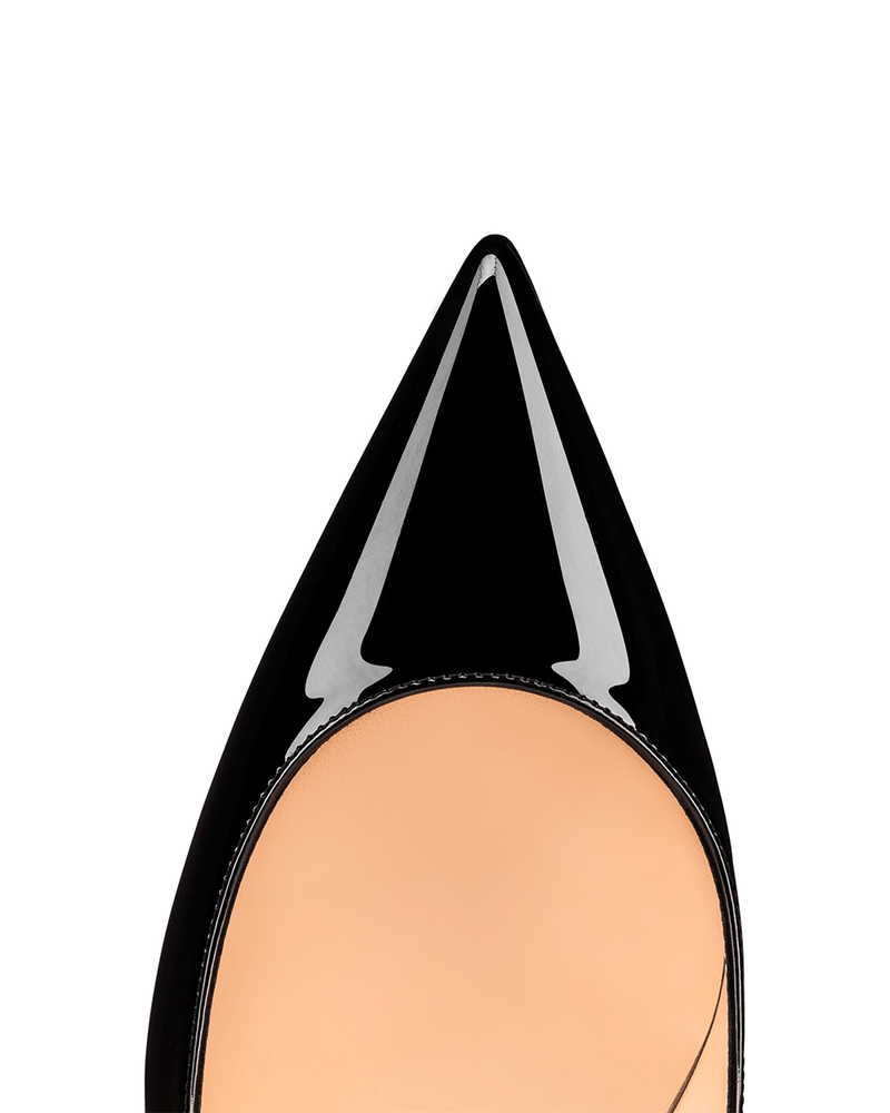 Christian Louboutin Black Leather Patent Kate Décolleté Glam Steals