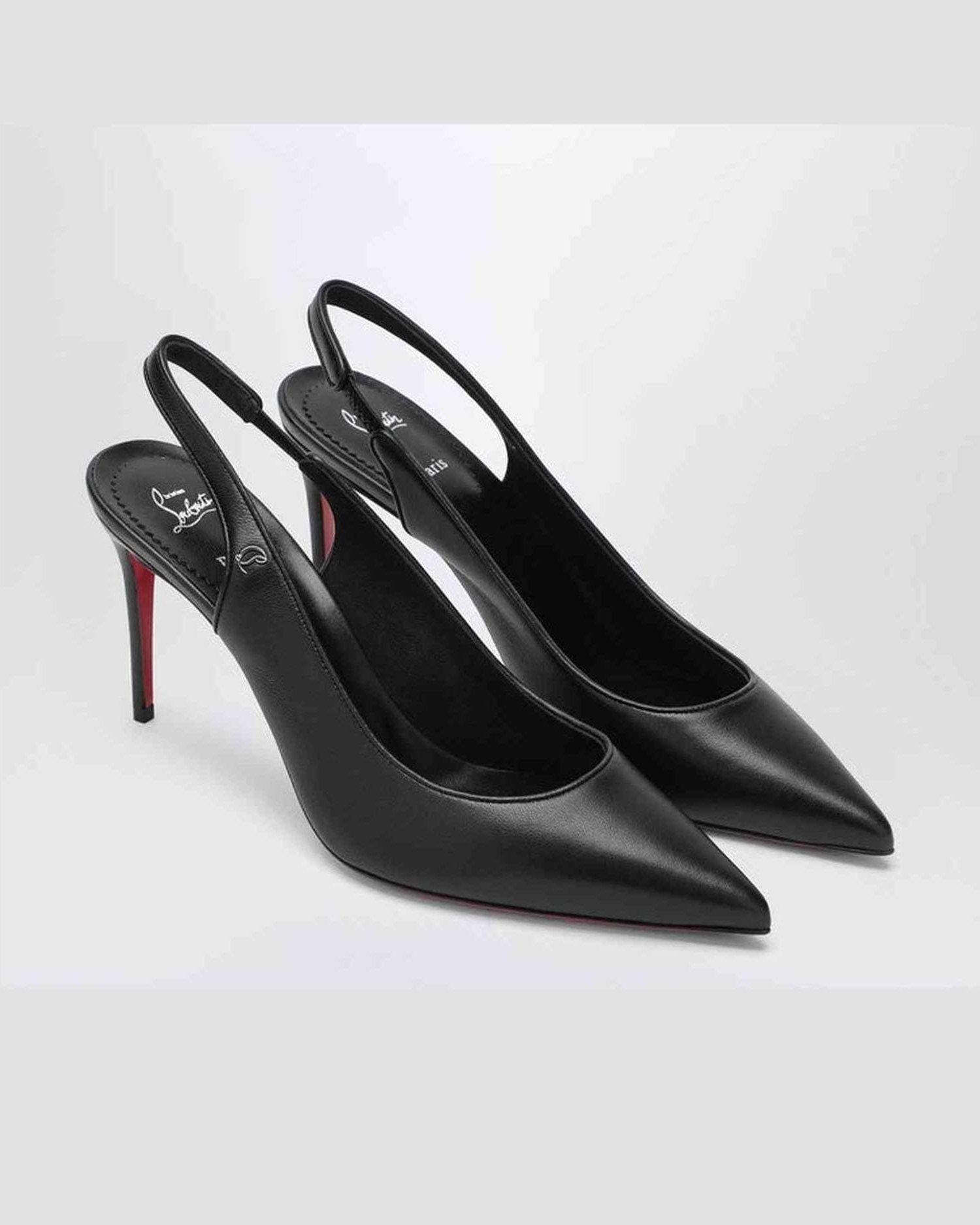 Christian Louboutin Black Sporty Kate Slingback Décolleté Glam Steals
