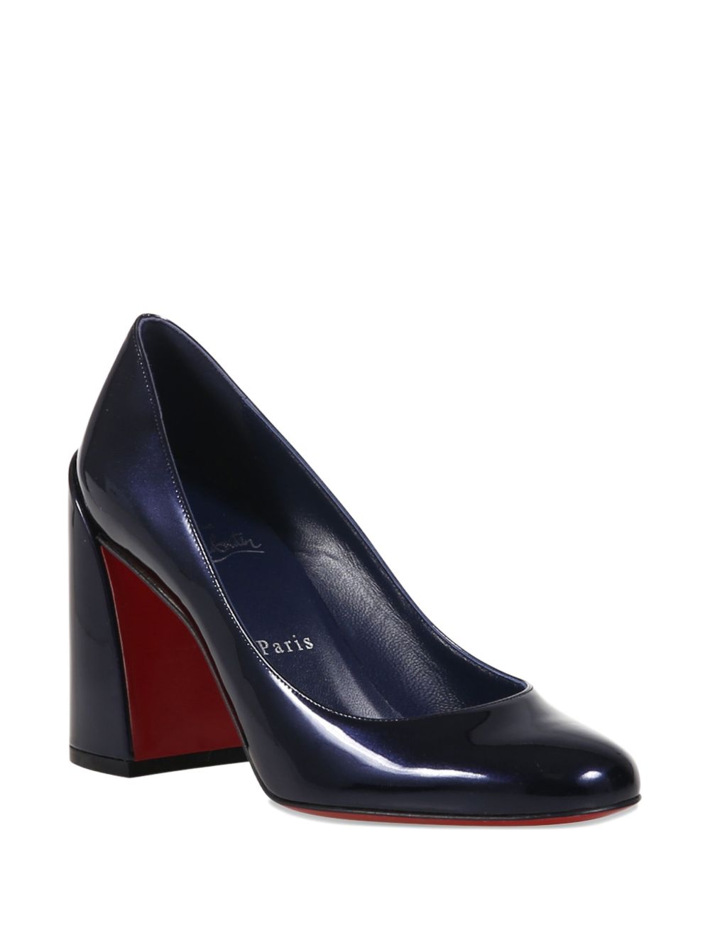 Christian Louboutin Blue with Heel Glam Steals