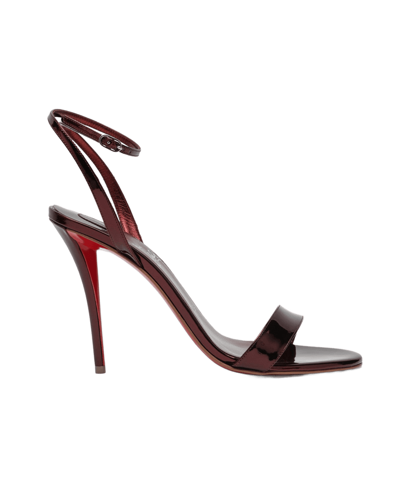 Christian Louboutin Brown Palio Miss Z High Heeled Sandals Glam Steals