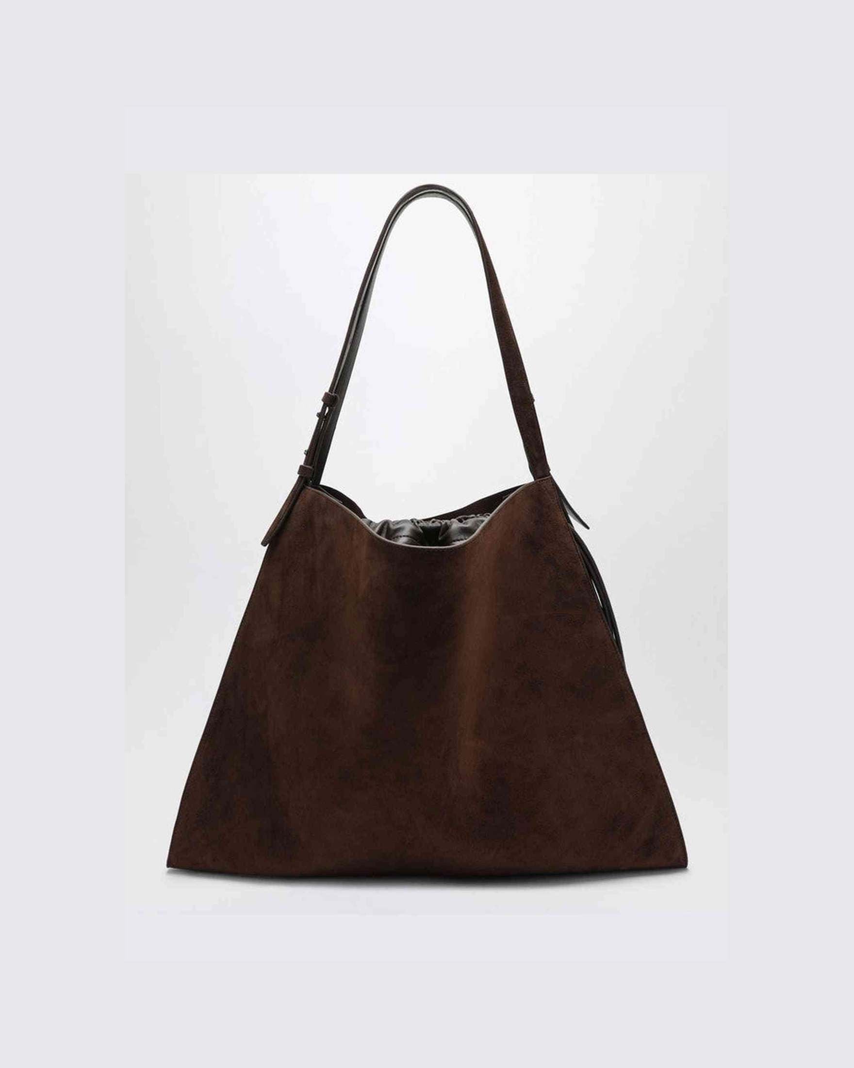 Christian Louboutin Brown Suede Baggy Tote Bag Glam Steals