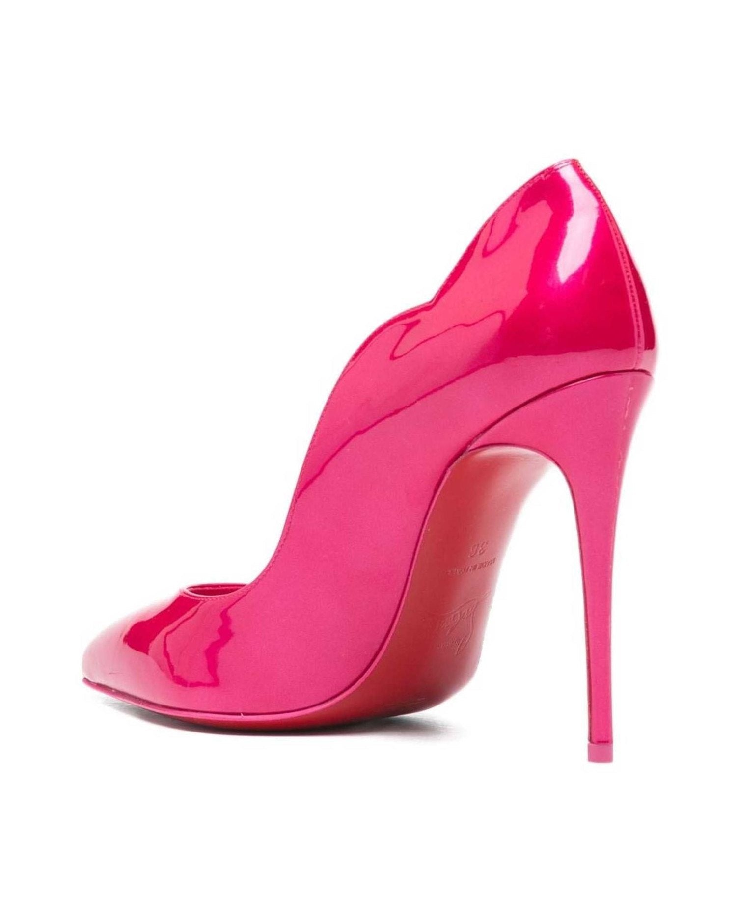 Christian Louboutin Fuchsia with Heel Glam Steals