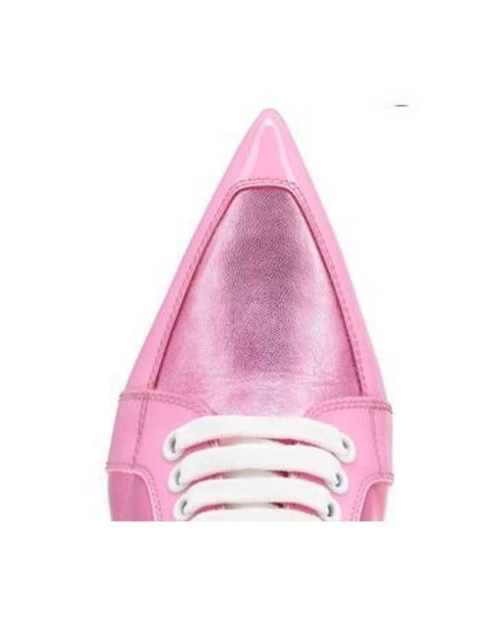 Christian Louboutin Lace Calfskin Up Heels