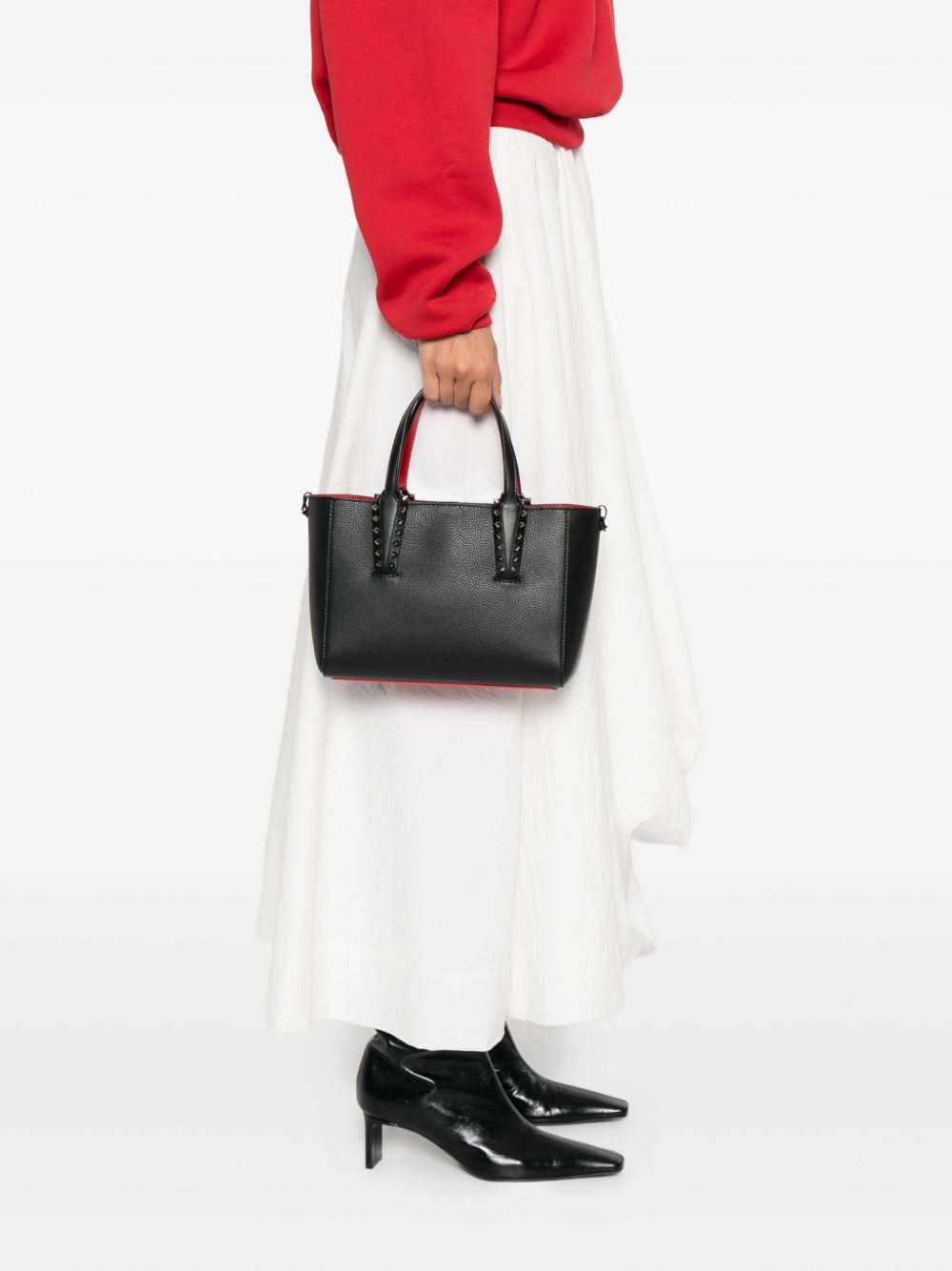 Christian Louboutin Leather Cabata Mini Tote Bag Glam Steals