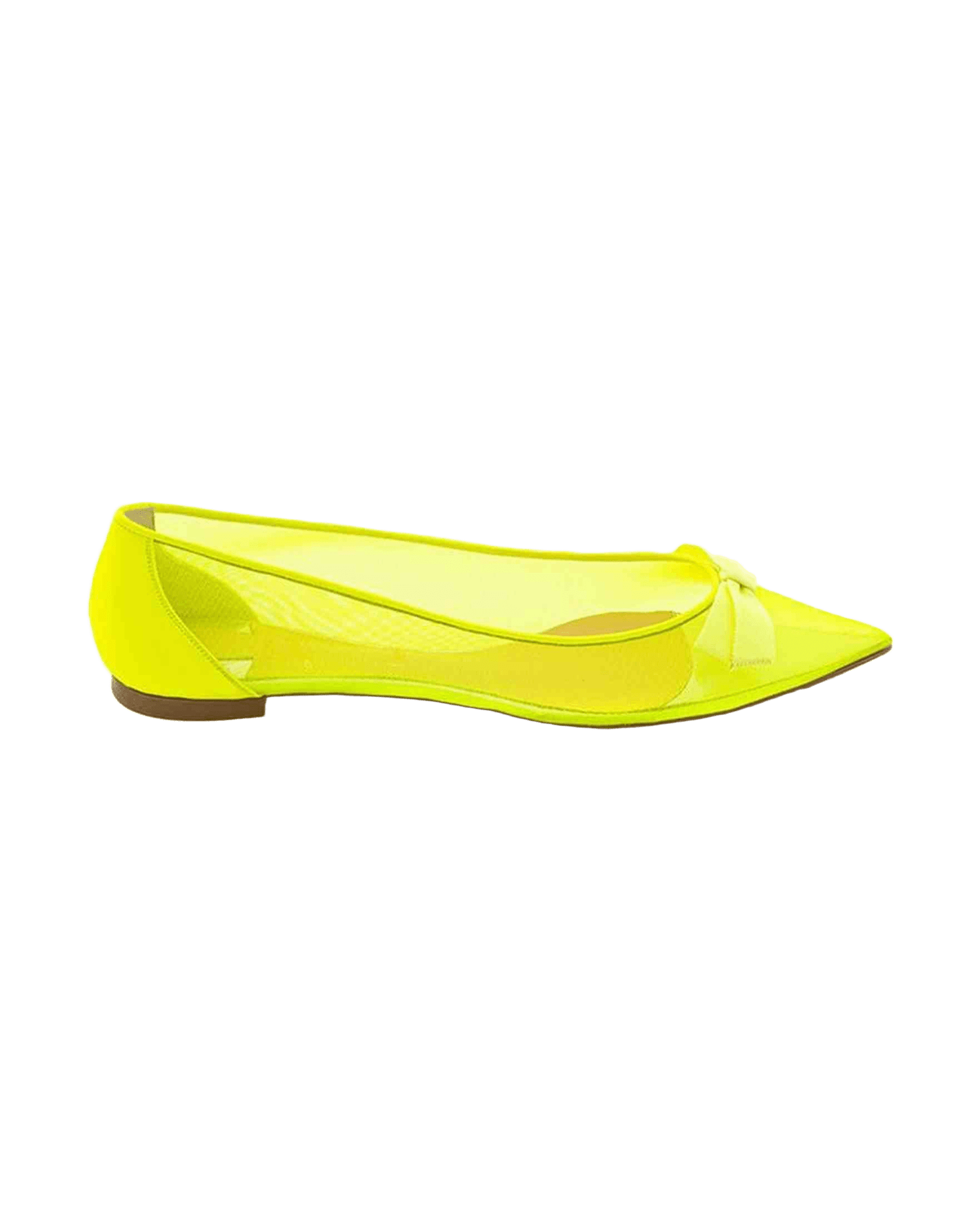 Christian Louboutin Yellow Mesh Sunshine Flat Elegance Glam Steals