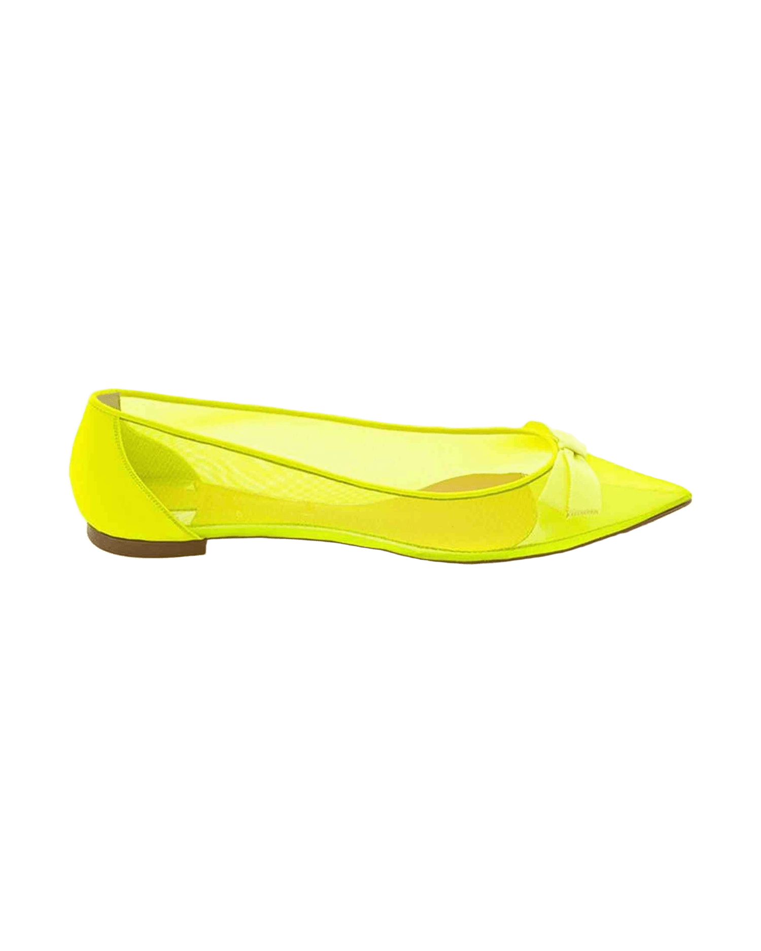 Christian Louboutin Yellow Mesh Sunshine Flat Elegance Glam Steals