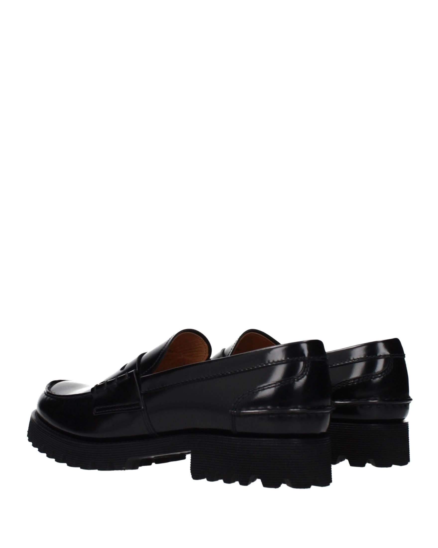 Church's Black Leather Slip On Loafers 
