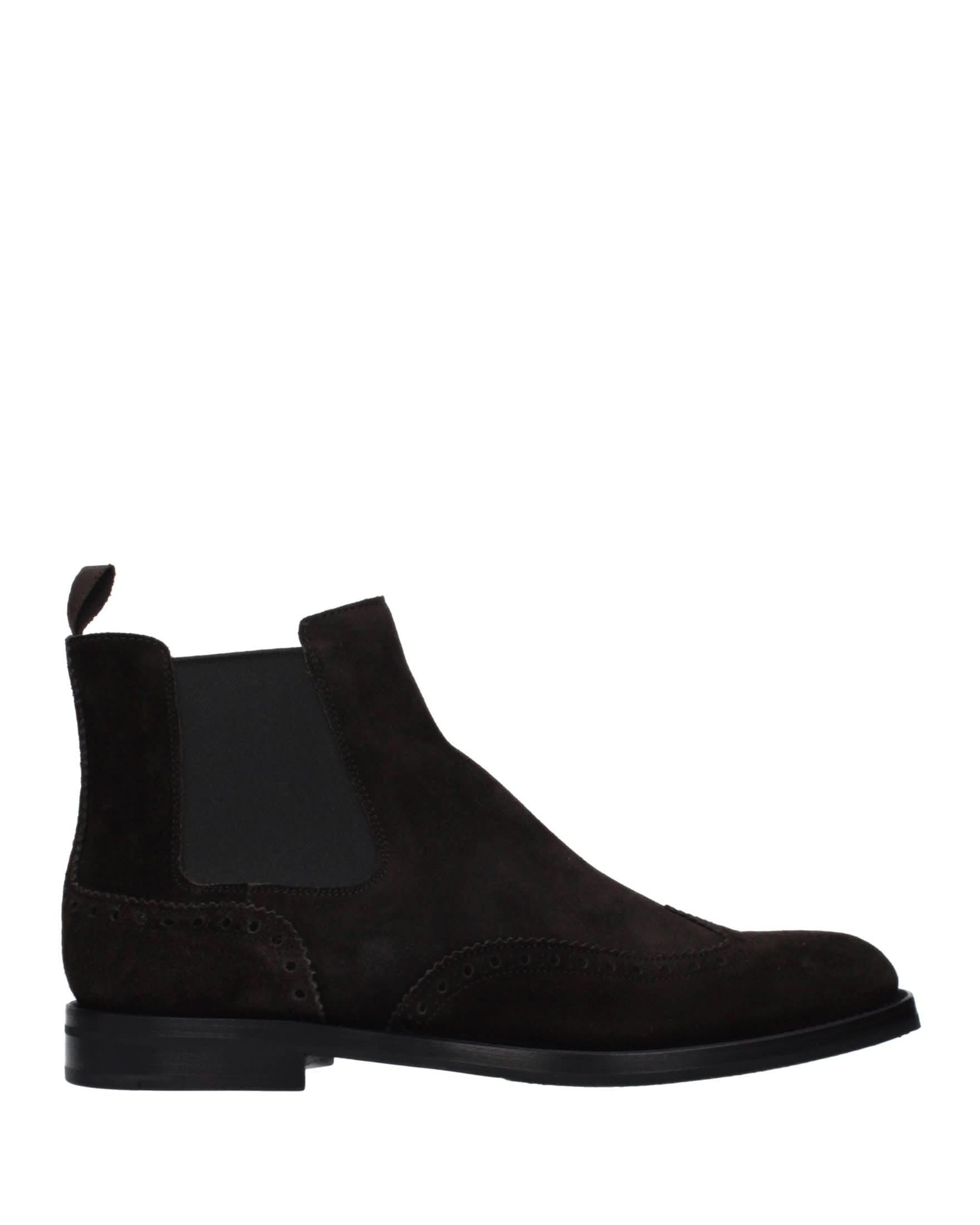 Church's Brown Leather Ankle Boots 