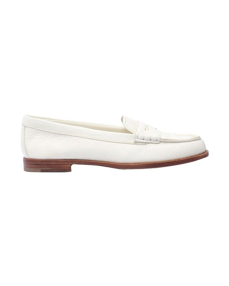 Church's White Calfskin Slip On Loafers Glam Steals