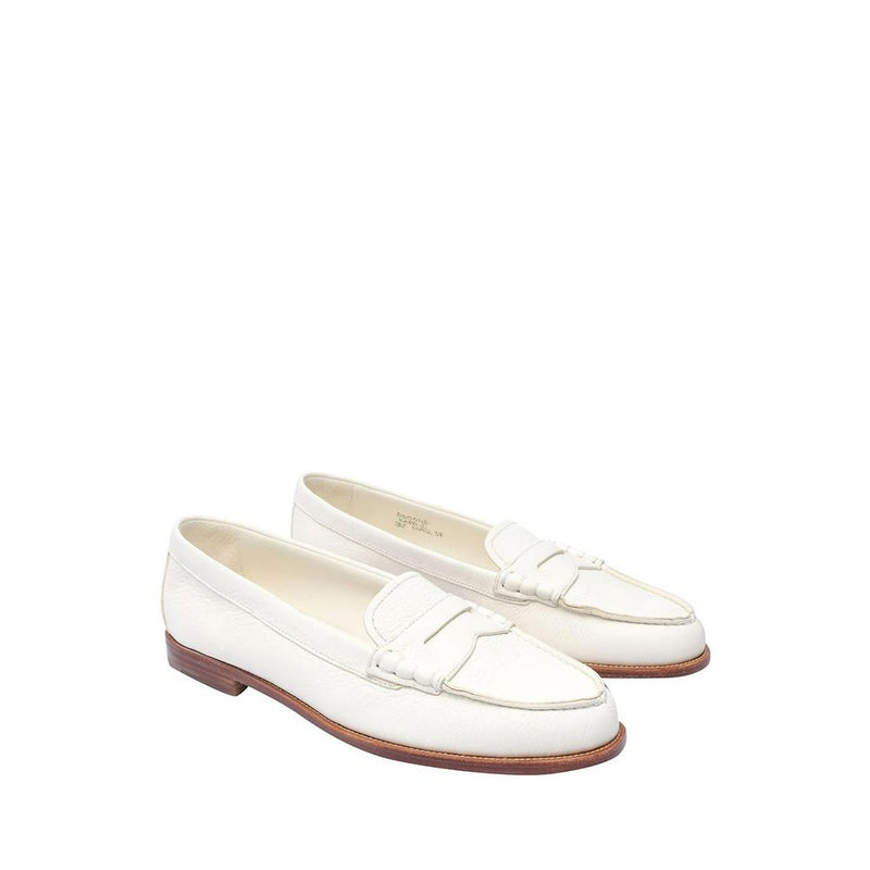 Church's White Calfskin Slip On Loafers Glam Steals