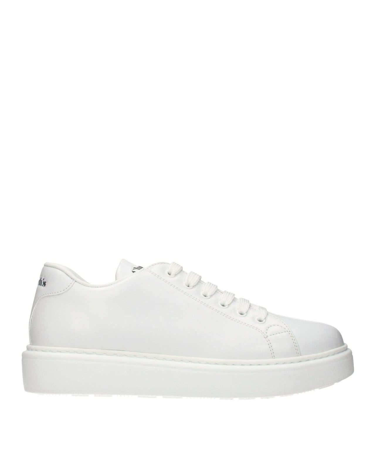 Church's White Leather Low Top Sneakers 