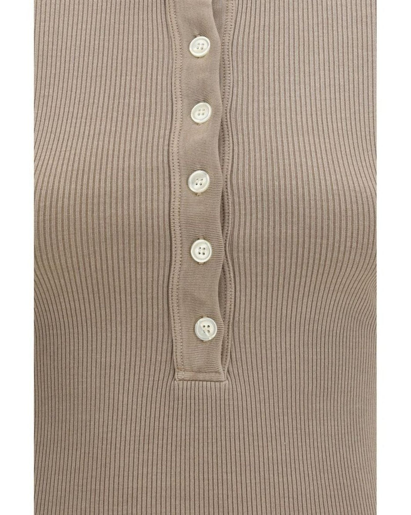 Citizens Of Humanity Beige Cotton T-shirt Glam Steals