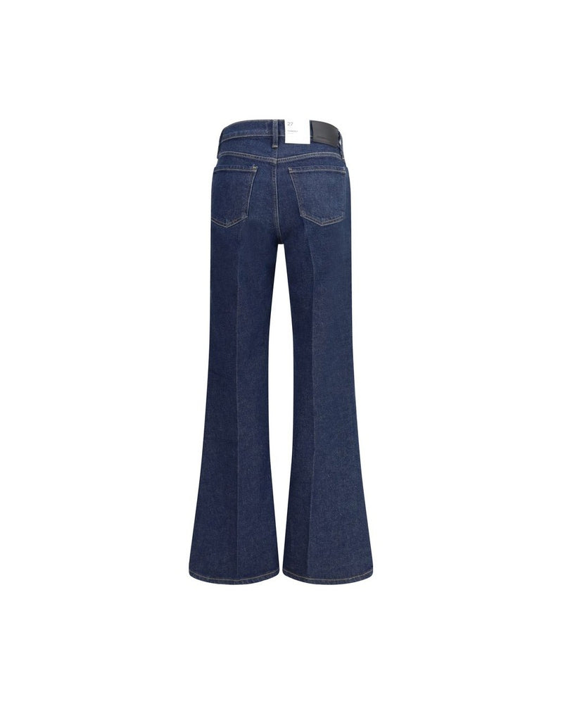 Citizens Of Humanity Blue Cotton Flared Jeans Glam Steals