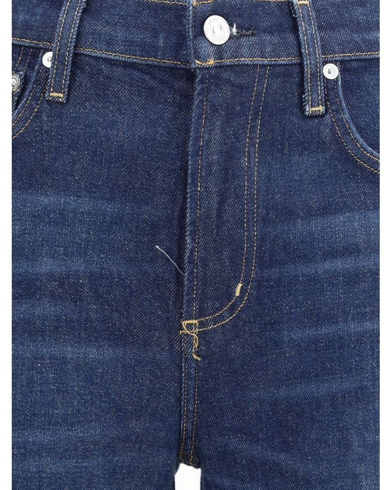 Citizens Of Humanity Blue Cotton Flared Jeans Glam Steals