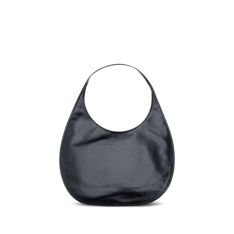 Courrèges Black Calf Leather Bos Taurus Shoulder Bag Glam Steals
