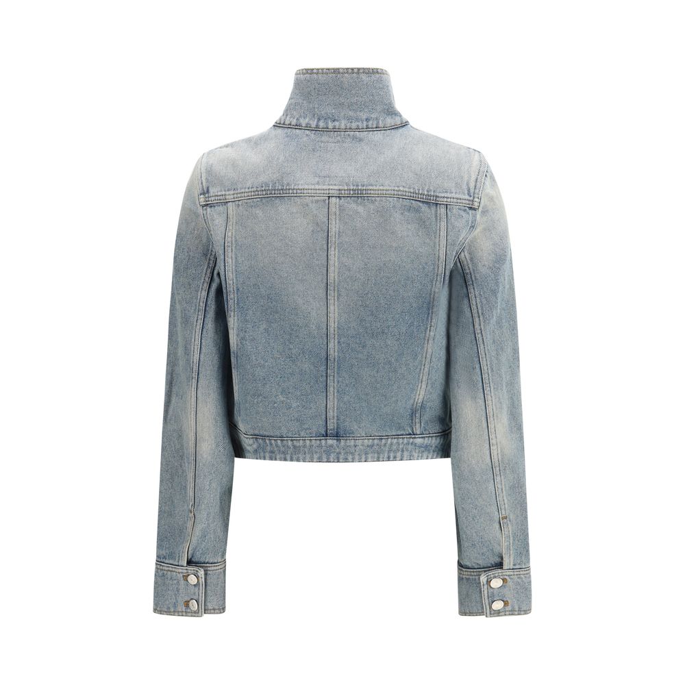 Courrèges Blue Cotton Denim Jacket Glam Steals