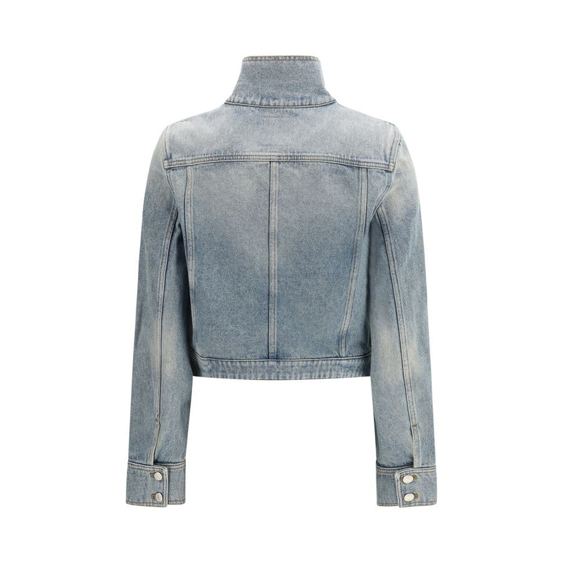 Courrèges Blue Cotton Denim Jacket Glam Steals
