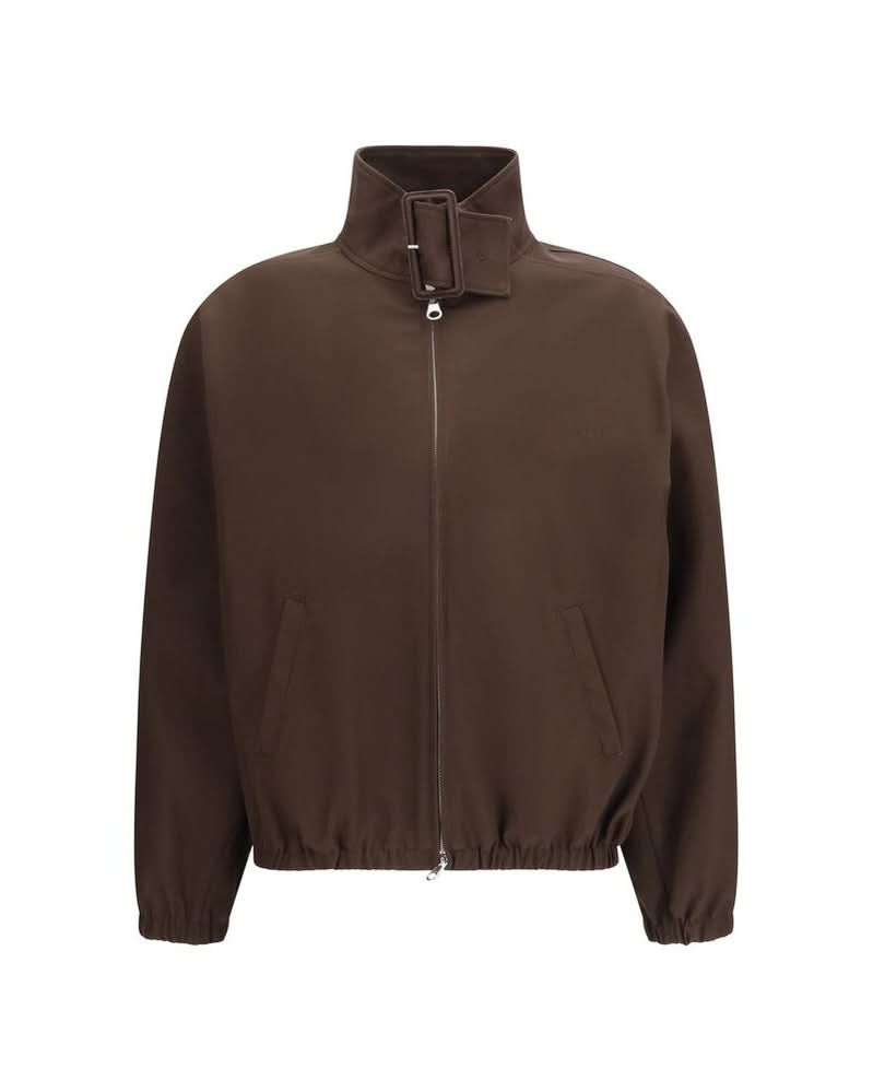 Courrèges Brown Polyester Bomber Jacket 