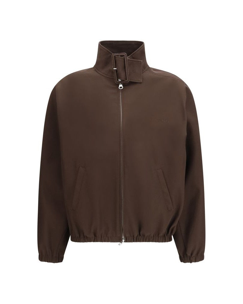 Courrèges Brown Polyester Bomber Jacket 