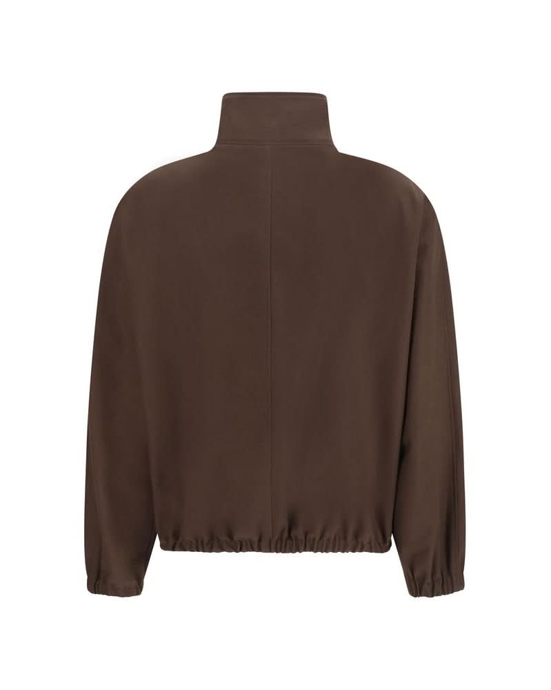 Courrèges Brown Polyester Bomber Jacket 