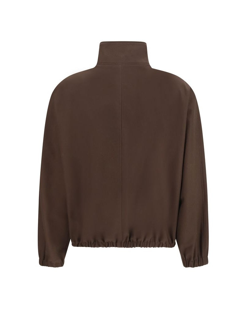 Courrèges Brown Polyester Bomber Jacket 