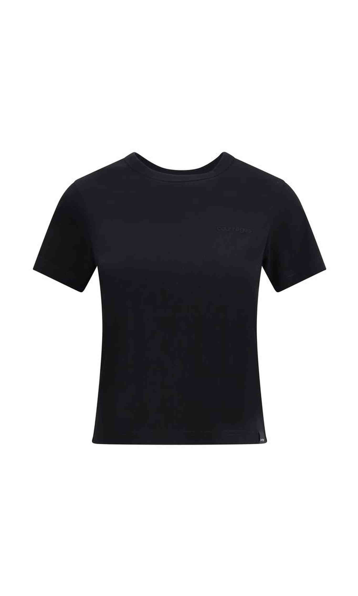 Courrèges Embroidered T-shirt Glam Steals