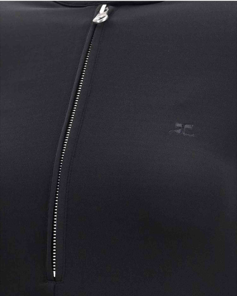 Courrèges Jersey Biker Crepe Zipped Dress Glam Steals