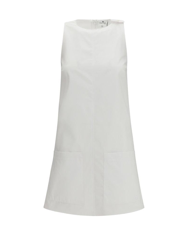 Courrèges White Cotton Casual Dress
