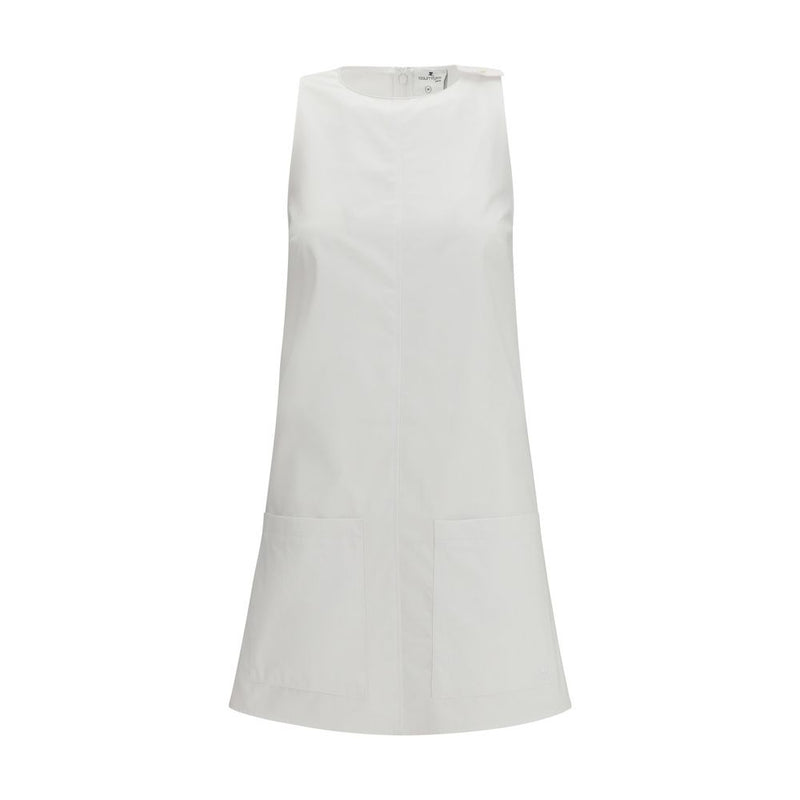 Courrèges White Cotton Casual Dress Glam Steals