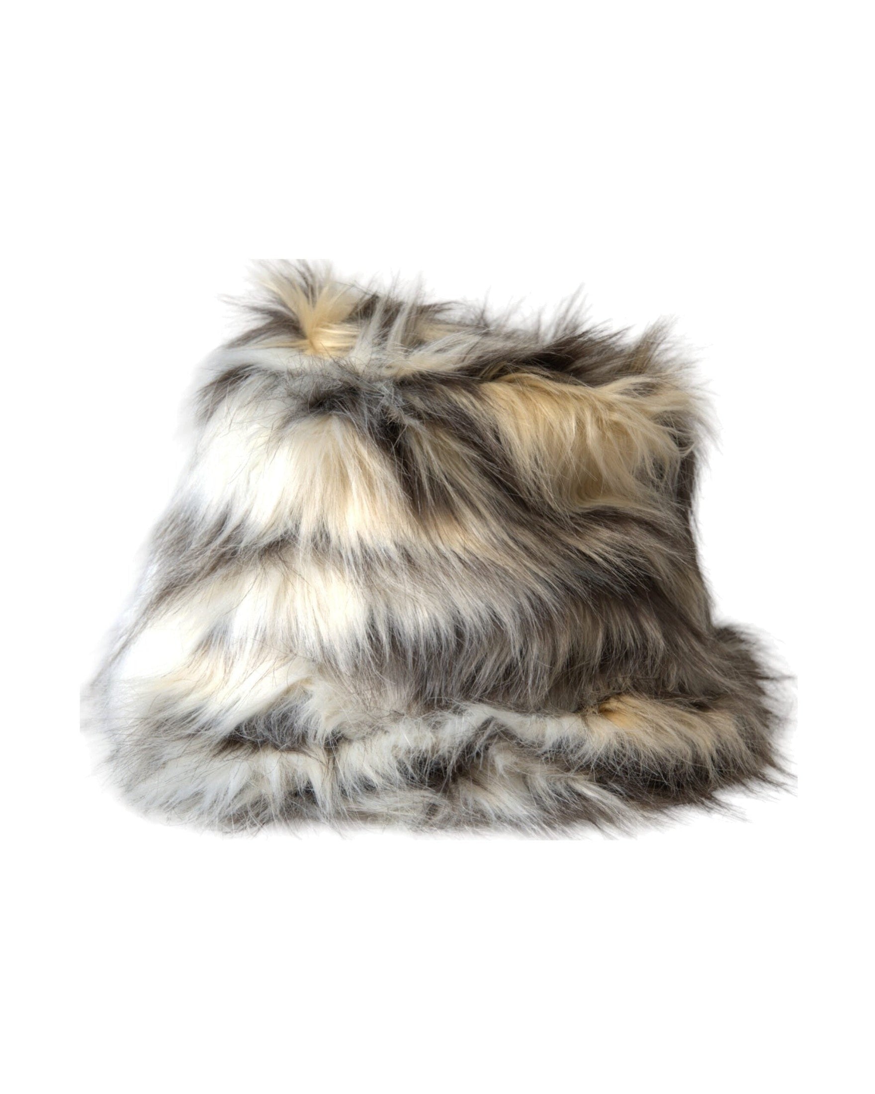 Dolce & Gabbana Acrylic Fur Women Bucket Multicolor Hat Glam Steals