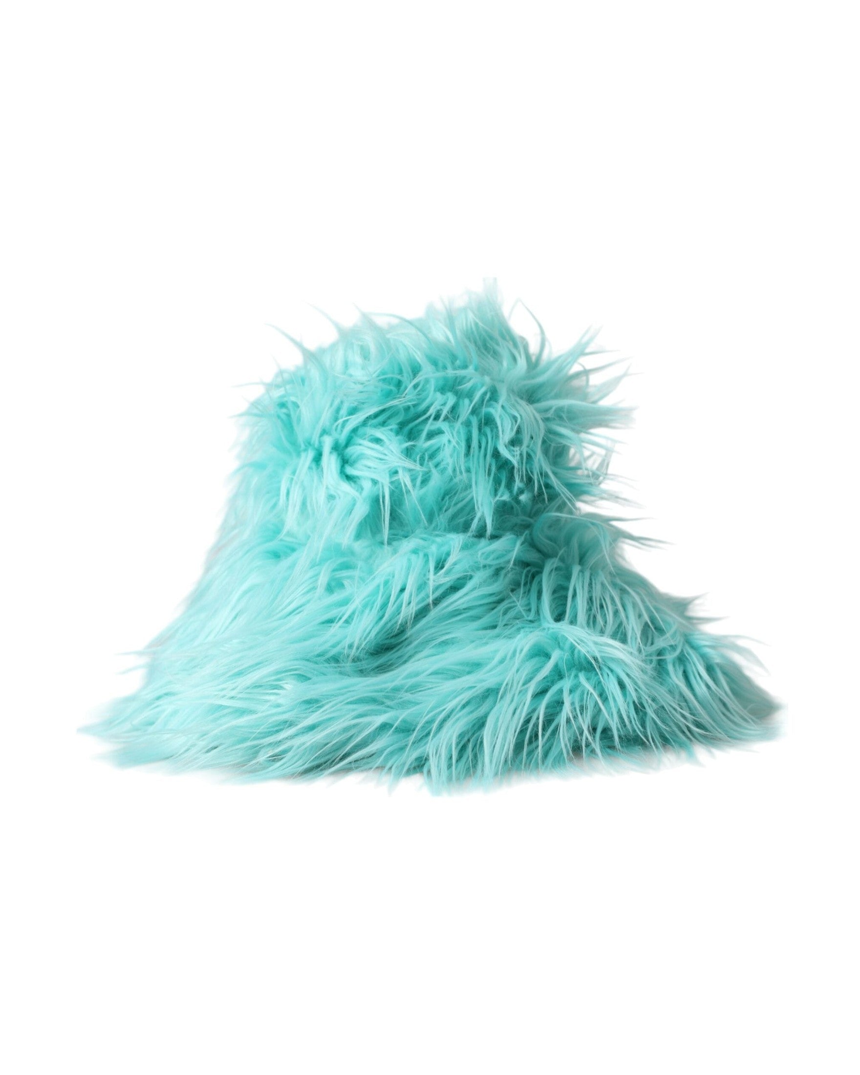 Dolce & Gabbana Acrylic Fur Womens Bucket Mint Green Hat Glam Steals
