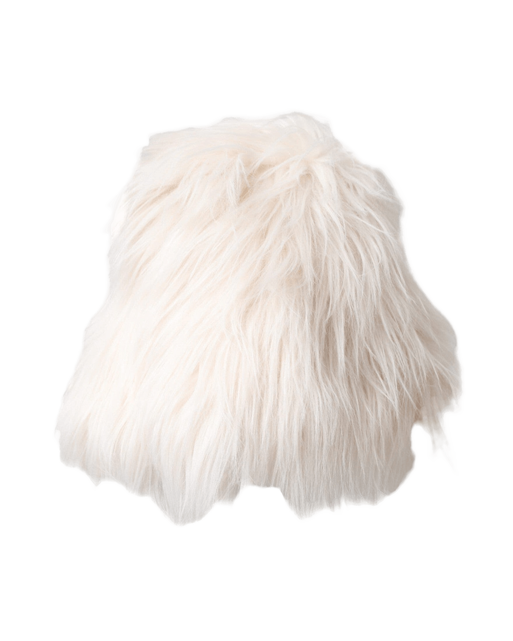 Dolce & Gabbana Acrylic Fur Womens Bucket White Hat Glam Steals