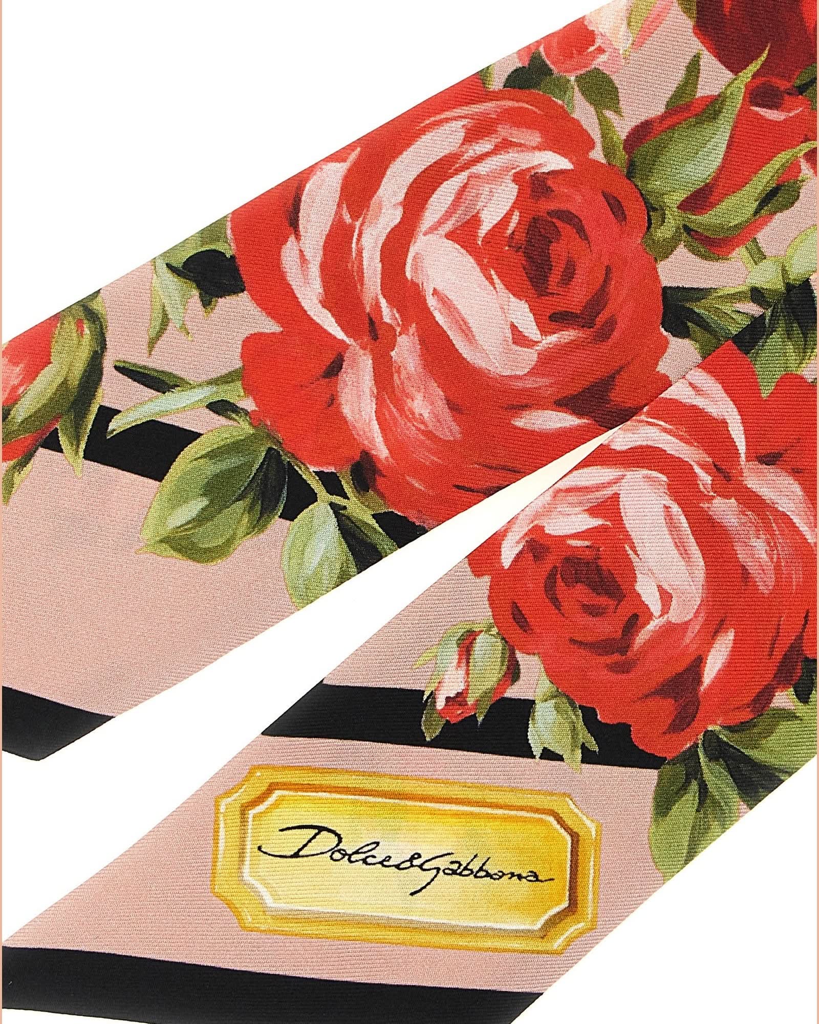 Dolce & Gabbana Bandeau Bouquet Rose Glam Steals